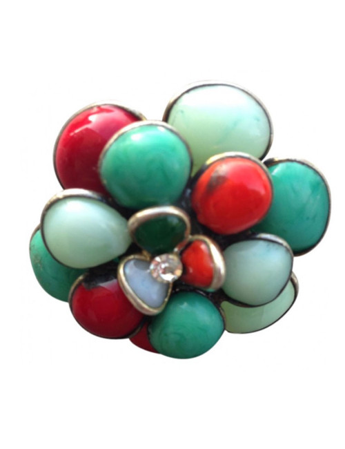 MARGUERITE of VALOIS flower glass ring