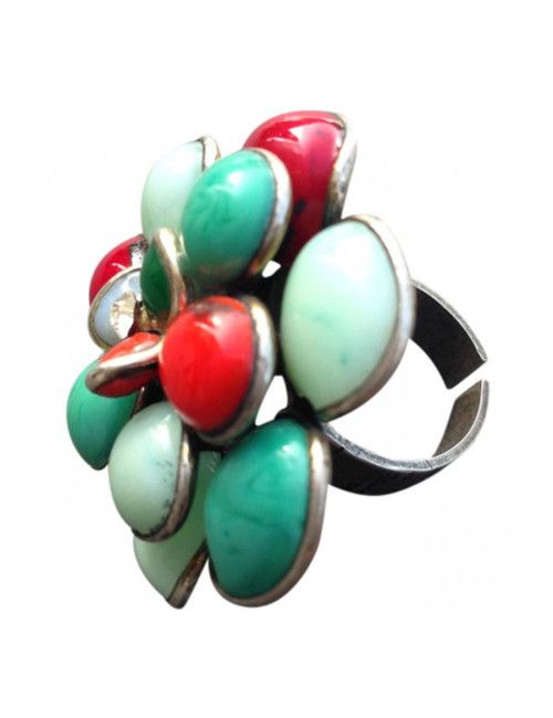 MARGUERITE of VALOIS flower glass ring