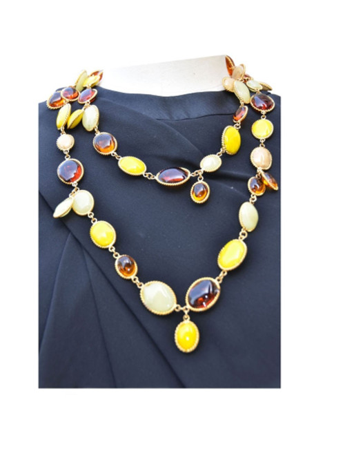 Saltire cabochons MARGUERITE DE VALOIS in glass paste