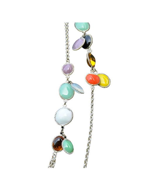 Necklace chain and cabochons MARGUERITE DE VALOIS