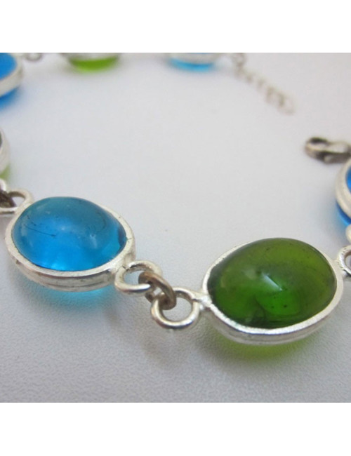 Bracelet pÃ¢te de verre MARGUERITE DE VALOIS