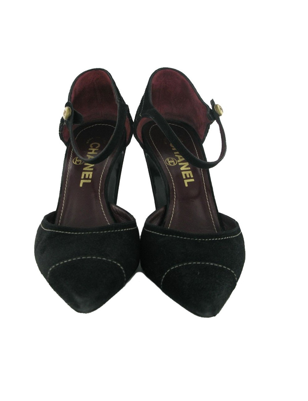 Escarpins en daim CHANEL