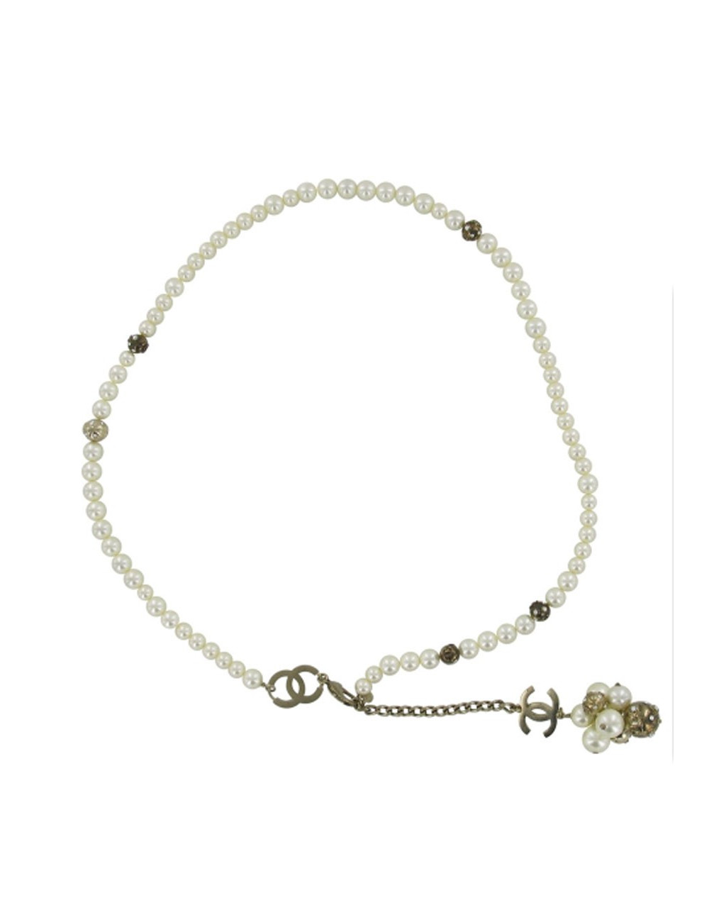 Ceinture sautoir perles nacrées CHANEL