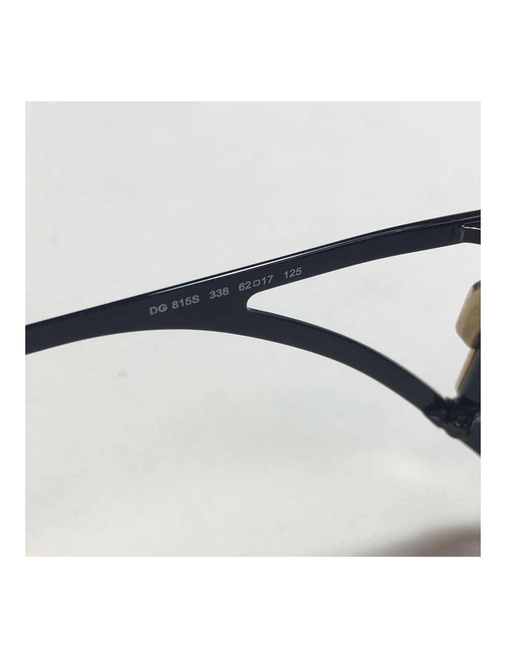 Lunettes D&G monture en plastique noir