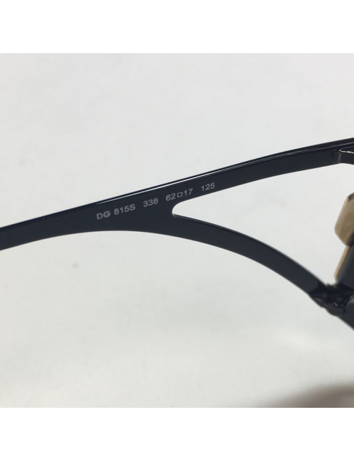 Lunettes D&G monture en plastique noir