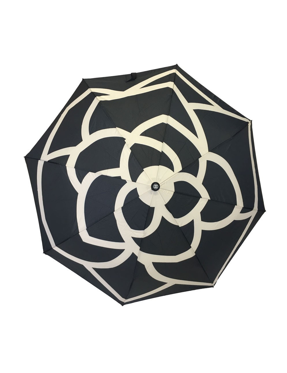 Parapluie CHANEL dans son sac avec chaînette