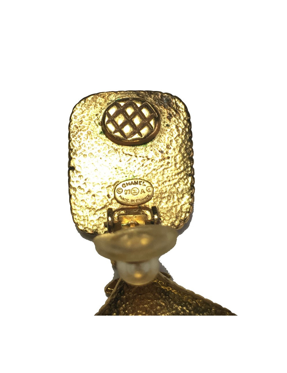 Boucles d'oreilles clips CHANEL Couture