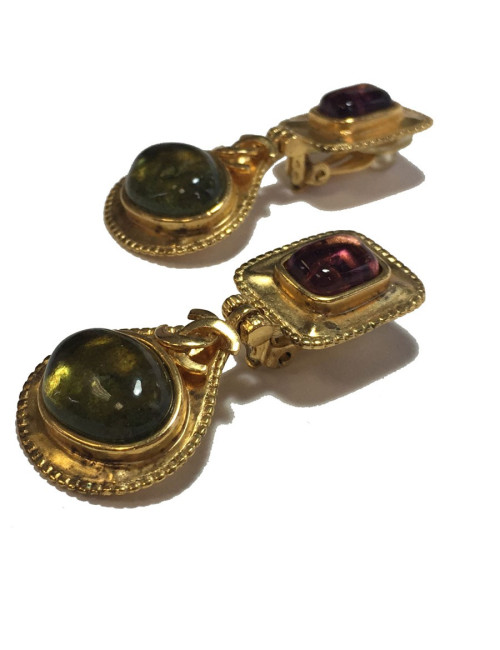 Boucles d'oreilles clips CHANEL Couture