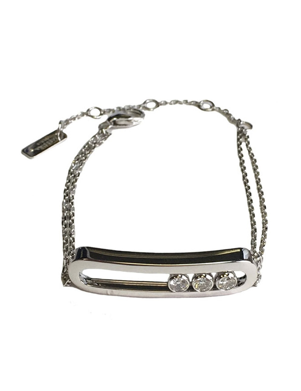 Bracelet 'Move' MESSIKA argent et diamants