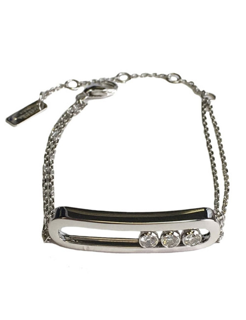 Bracelet 'Move' MESSIKA argent et diamants