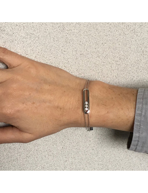 Bracelet 'Move' MESSIKA argent et diamants