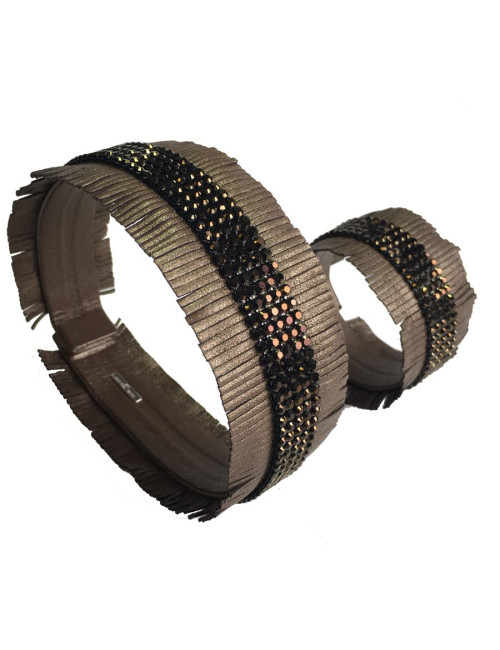 DANIEL SWAROVSKI choker and bracelet set