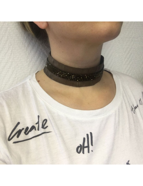 DANIEL SWAROVSKI choker and bracelet set