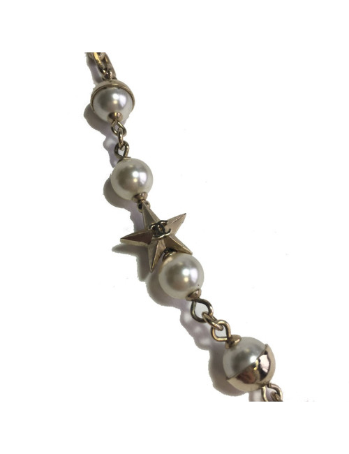 CHANEL chains and Pearly beads necklace