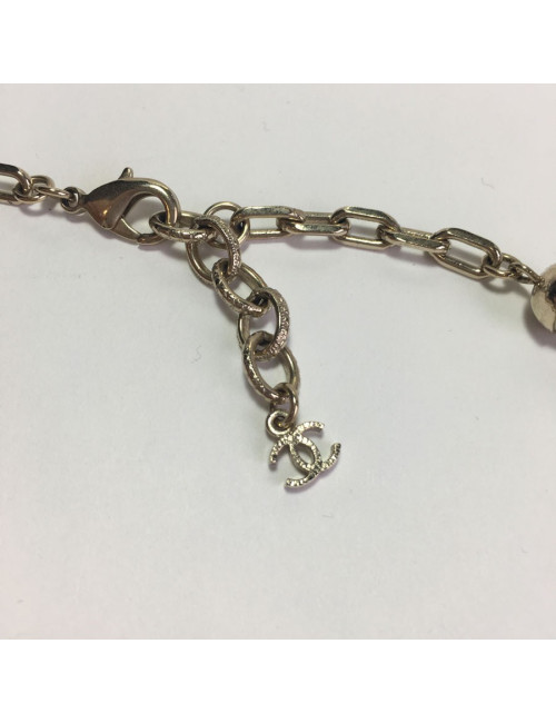 CHANEL chains and Pearly beads necklace
