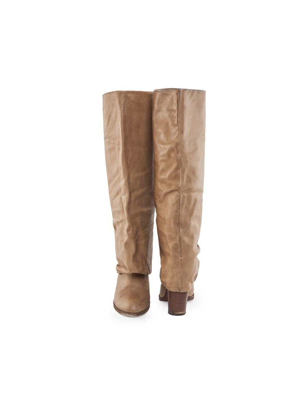 Bottes MARC BY MARC JACOBS en cuir beige T38