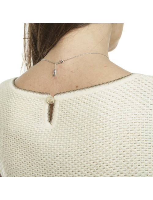 Twin set CHANEL T38 laine beige