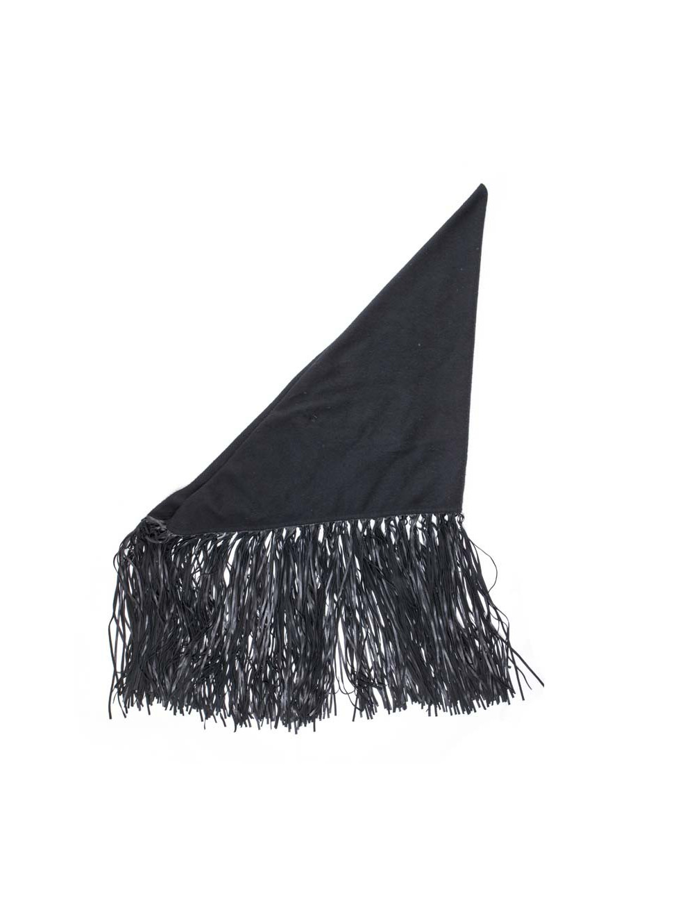 Châle HERMES à franges noir