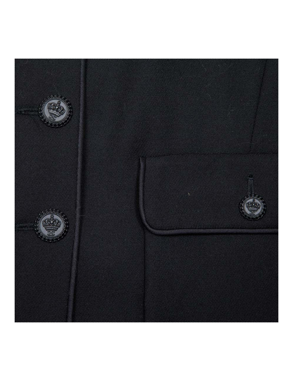 Veste noire CHANEL t 40