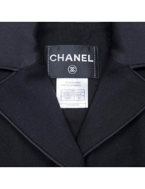 Veste noire CHANEL t 40