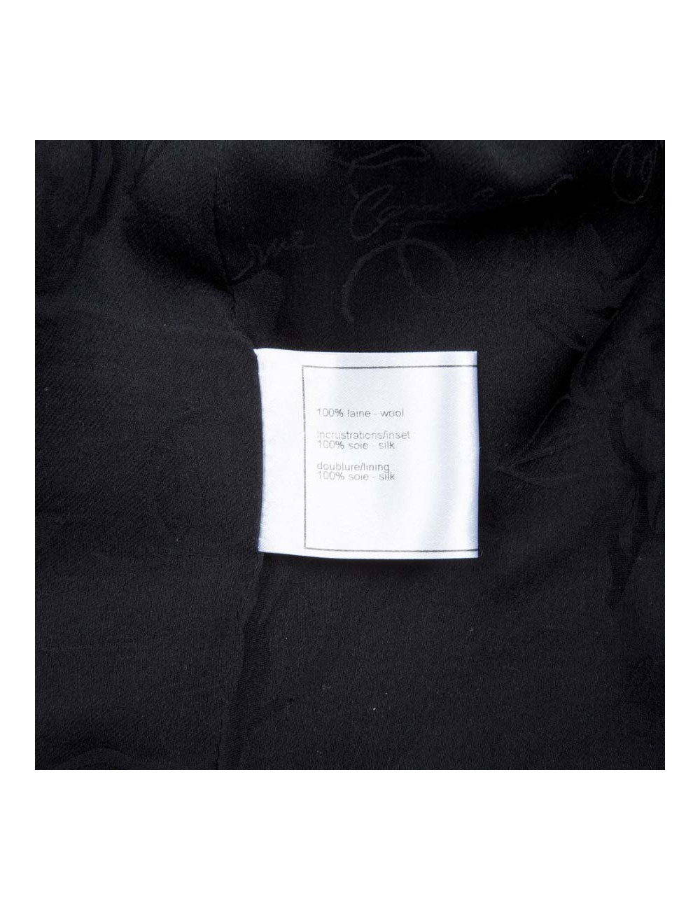 Veste noire CHANEL t 40