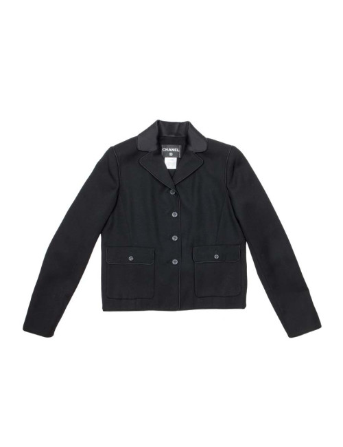 Veste noire CHANEL t 40