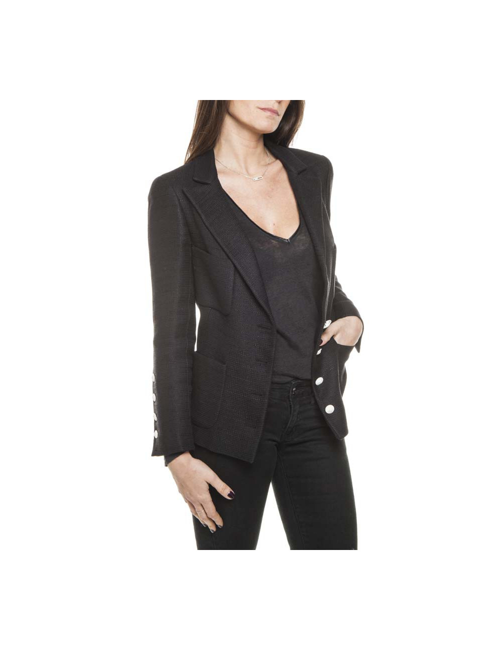 Veste CHANEL T36 noir