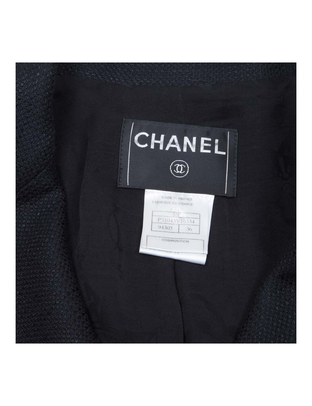 Veste CHANEL T36 noir