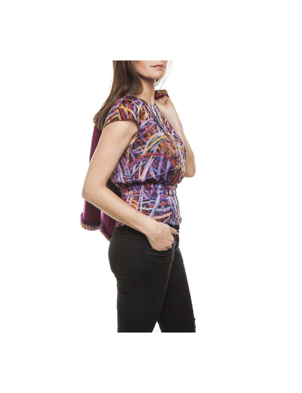 Veste CHANEL T 34 et blouse 