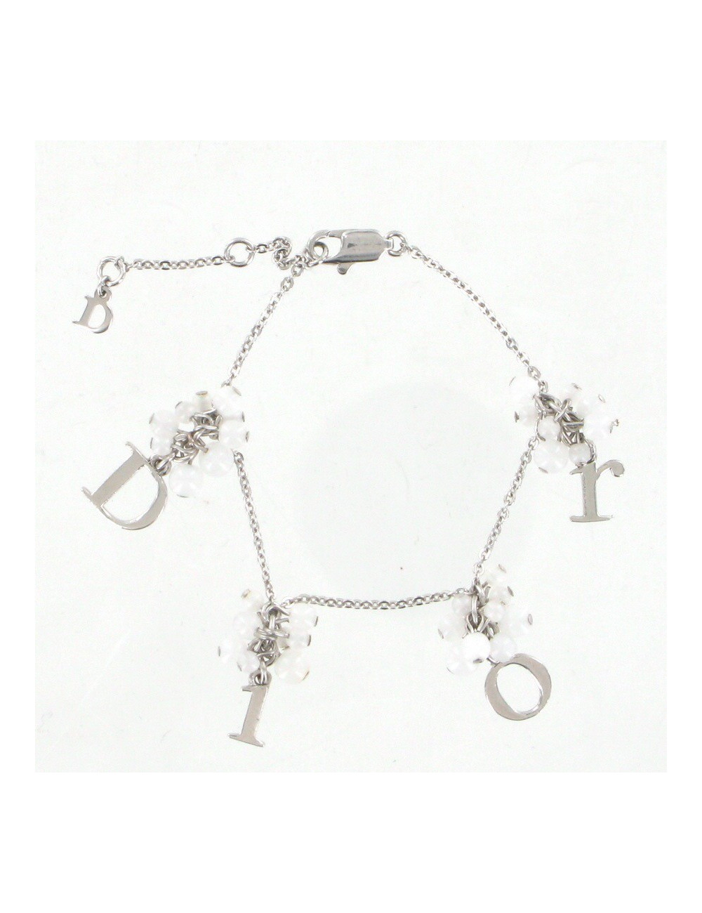 Bracelet DIOR perles blanches
