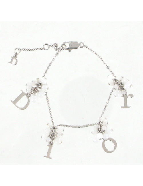 Bracelet DIOR perles blanches