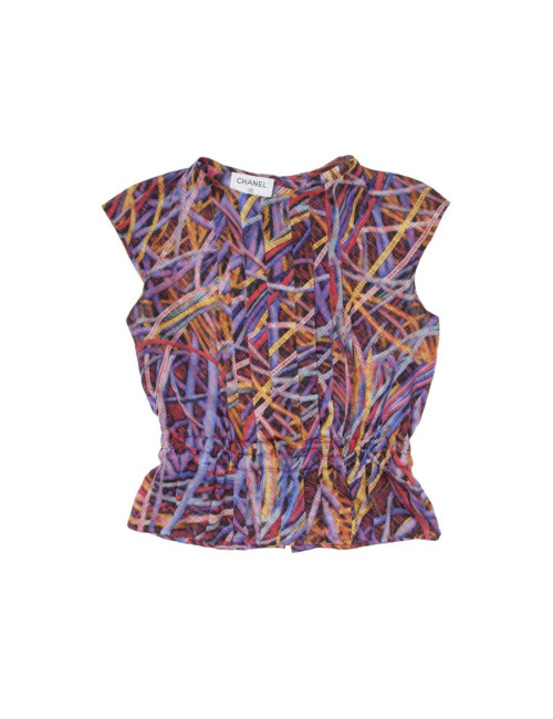 Veste CHANEL T 34 et blouse 