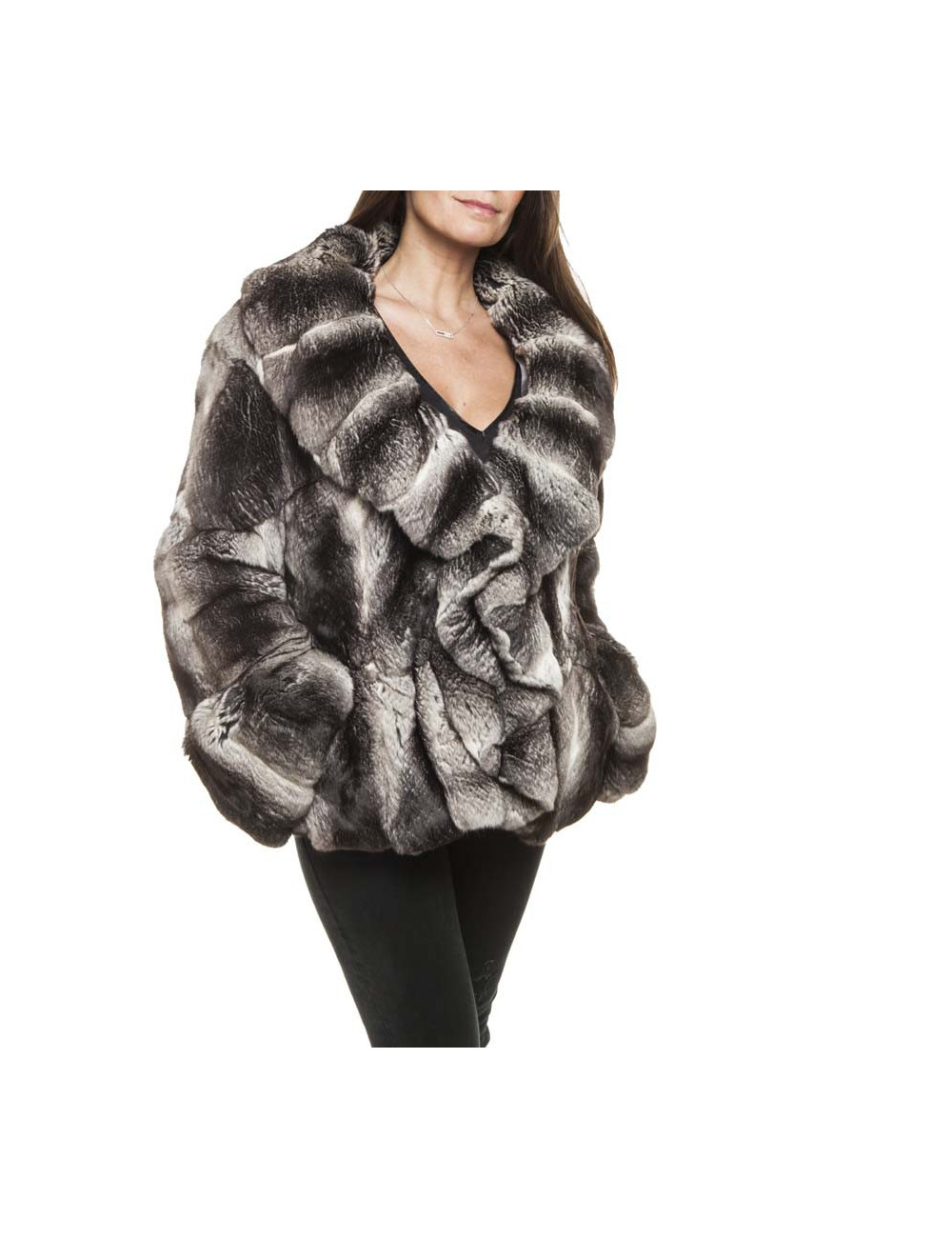 Manteau en fourrure REBECCA 