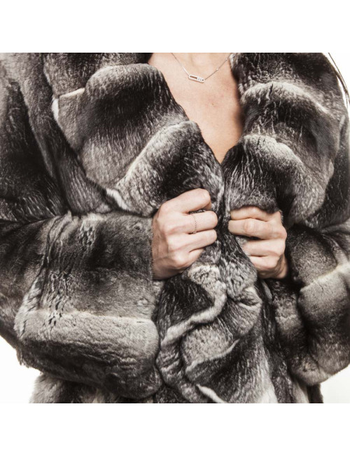 Manteau en fourrure REBECCA 