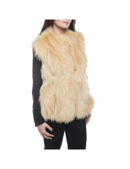 Veste en fourrure sans manches GA 