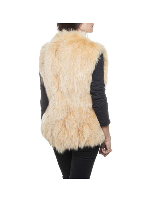 Veste en fourrure sans manches GA 