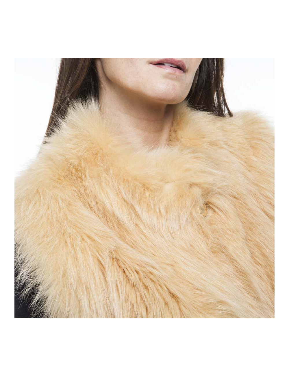 Veste en fourrure sans manches GA 