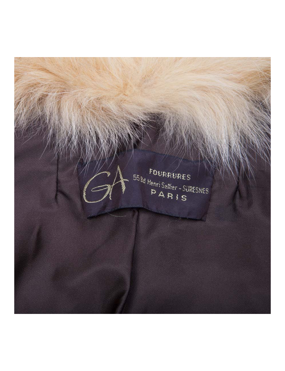 Veste en fourrure sans manches GA 