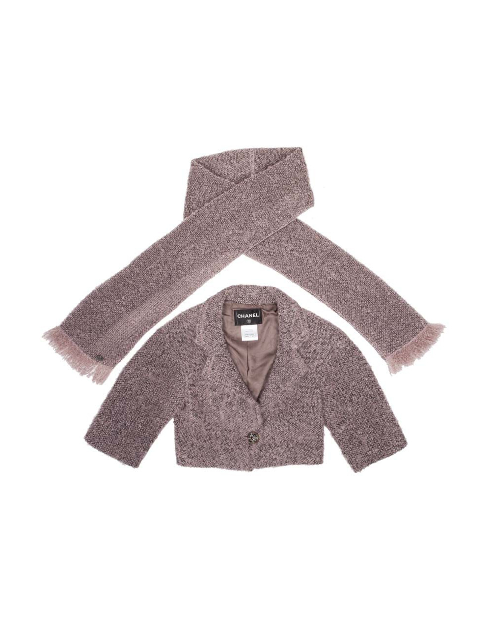 Veste CHANEL T34 en mohair