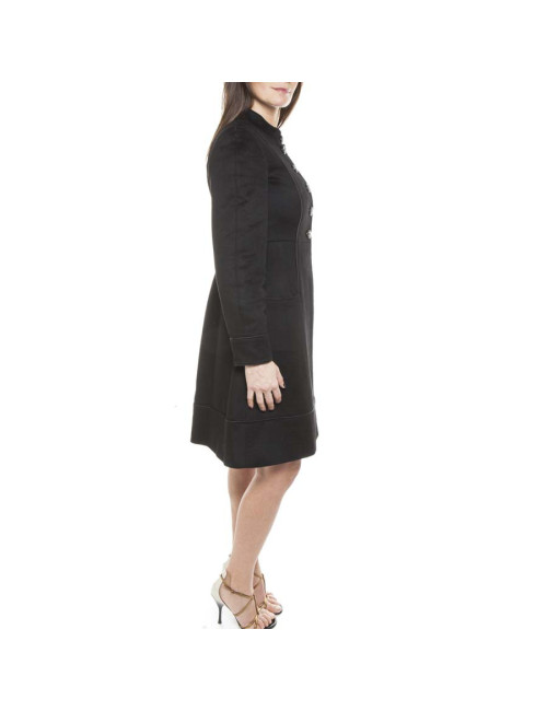 CHANEL T 34 en "Paris-Moscow" black cashmere coat