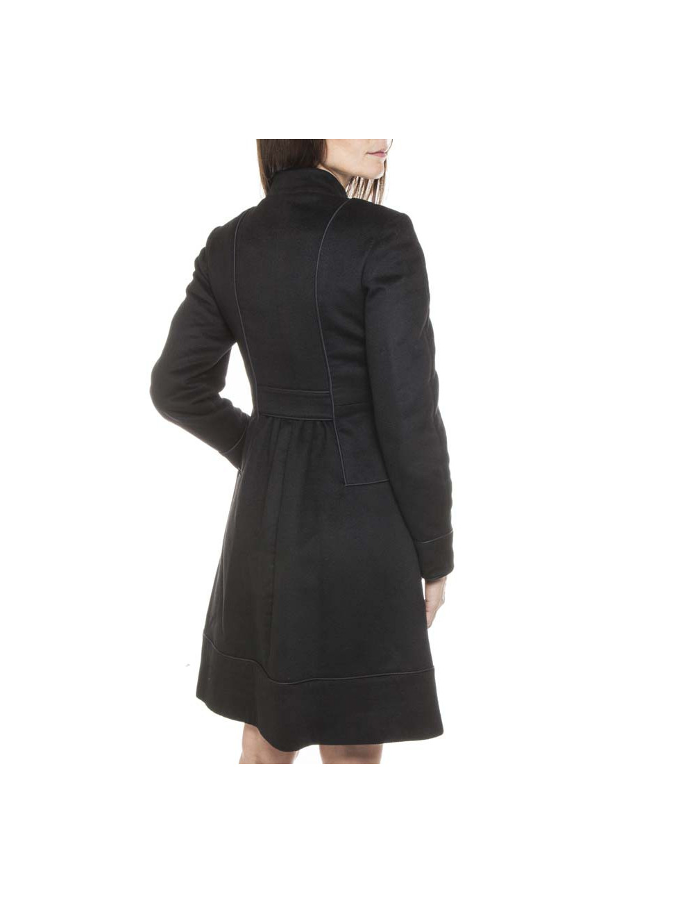CHANEL T 34 en "Paris-Moscow" black cashmere coat