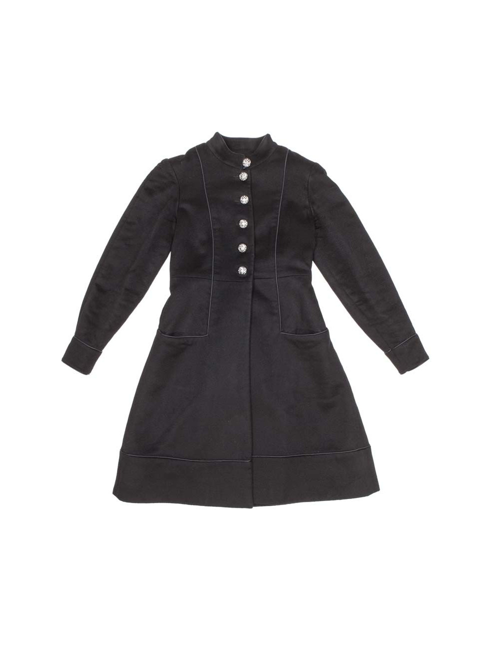 Manteau CHANEL T 34 FR "Paris-Moscou" cachemire noir