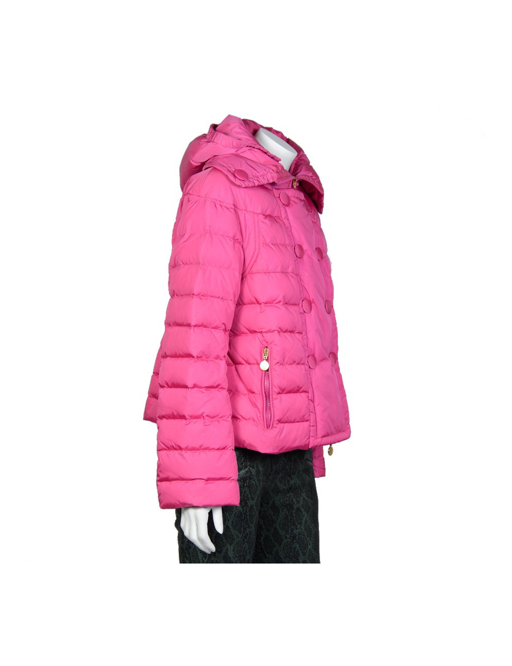 Doudoune MONCLER T 4 ambre - fuchsia