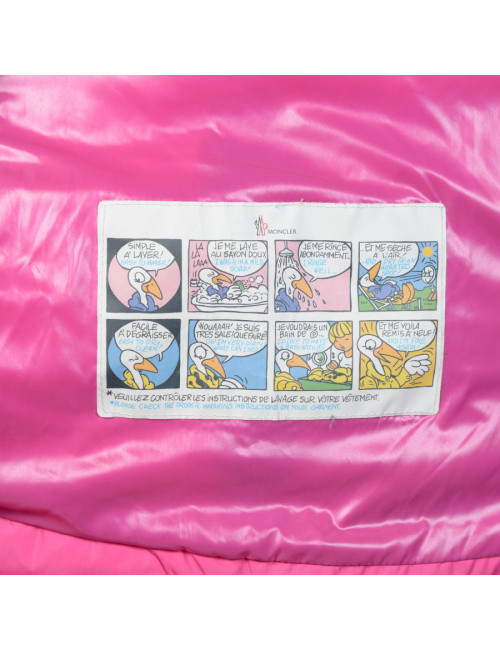 Down jacket MONCLER T0/36 fuschia