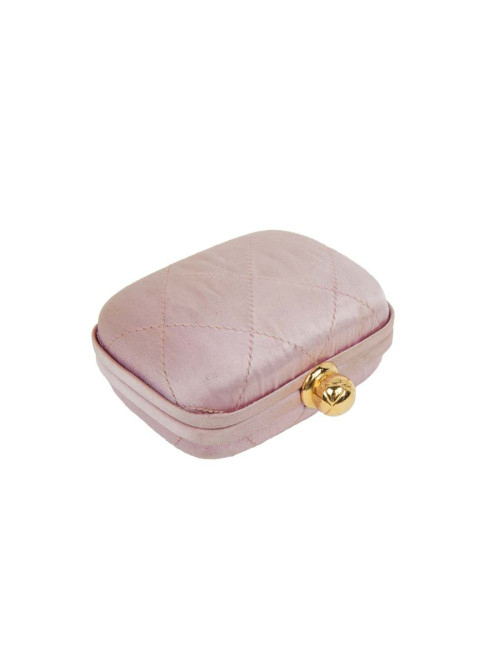  Bonbonnière CHANEL matelassée rose