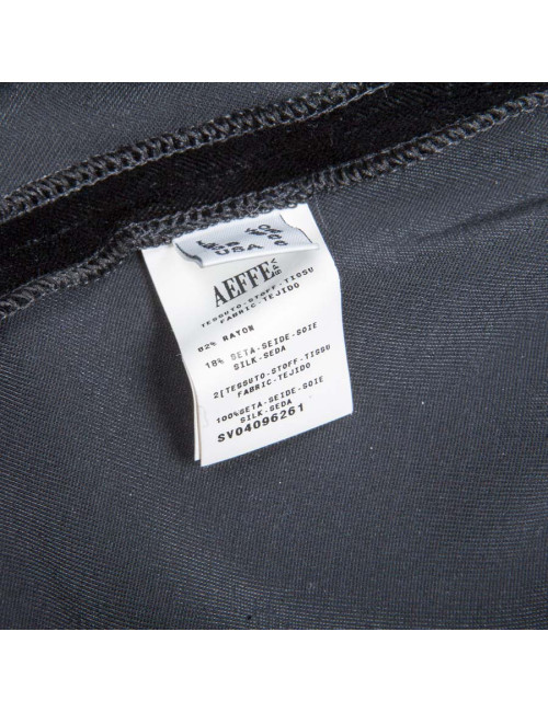 Dress JEAN PAUL GAULTIER T36 en velvet of silk and Black Lace