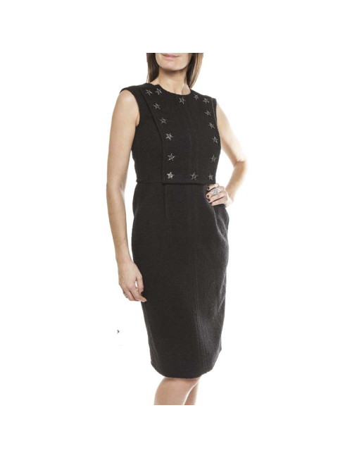 Robe CHANEL T 34 "Paris-Dallas" noire