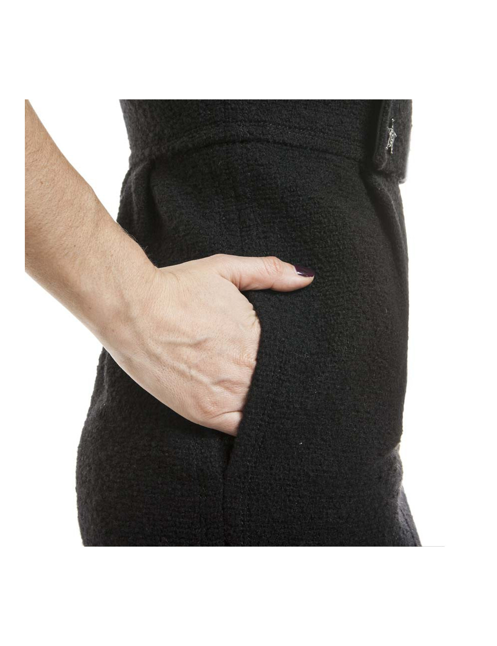 Robe CHANEL T 34 "Paris-Dallas" noire