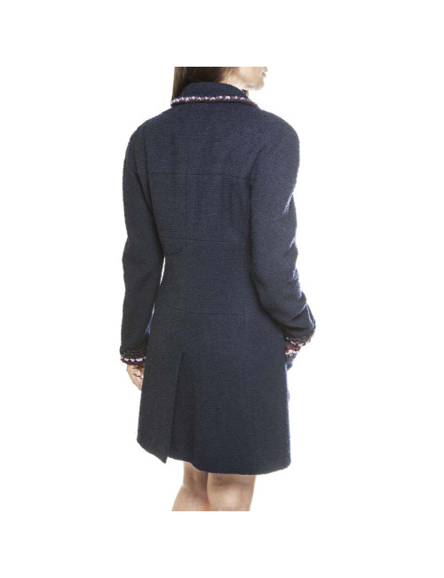 Manteau CHANEL bleu marine 
