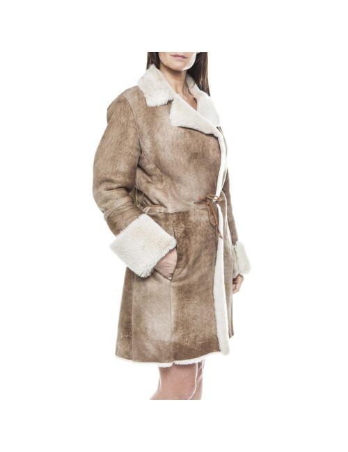 Manteau VENTCOUVERT peau retournée en agneau T3 